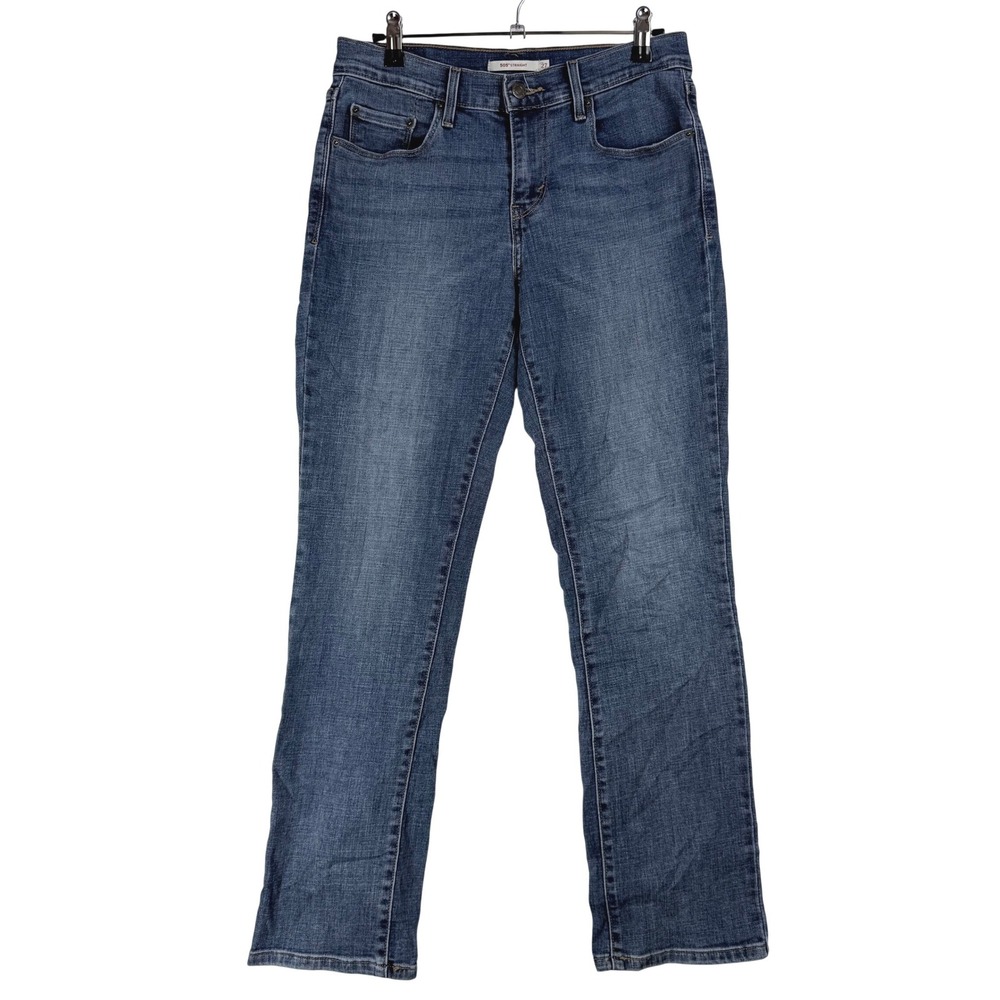 Levi Strauss 505 Straight Leg Blue Denim‎ Jeans Women's Size 27